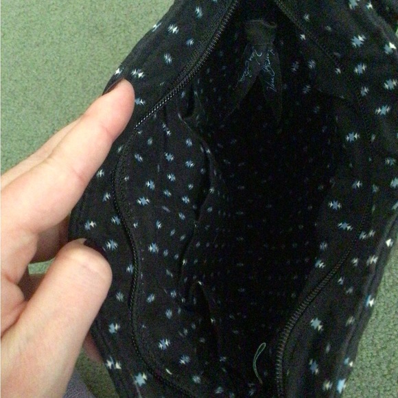 Vera Bradley Navy Printed Cross Body Bag - Picture 5 of 7